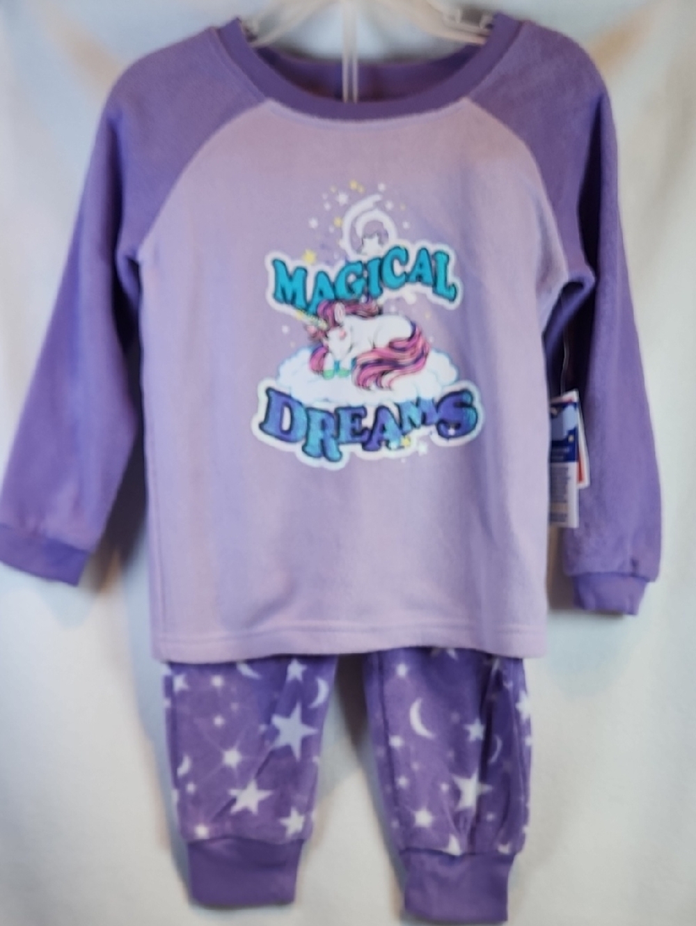 Magical Dreams Purple Kids Pajama Set